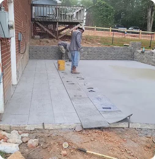 Retaining Wall Installation